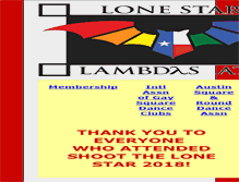 Tablet Screenshot of lonestarlambdas.org